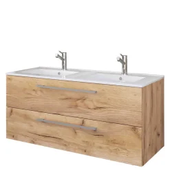 Discount Wohnen 178 cm breiter Badblock Einzelmöbel - Ursela (vierteilig)