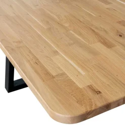 Clearance Wohnen 240 cm breiter Esszimmertisch aus Eichenholz - Serinina