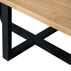 Clearance Wohnen 240 cm breiter Esszimmertisch aus Eichenholz - Serinina