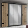 Online Wohnen 225 cm breiter Kleiderschrank modern - Ardila