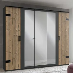 Online Wohnen 225 cm breiter Kleiderschrank modern - Ardila
