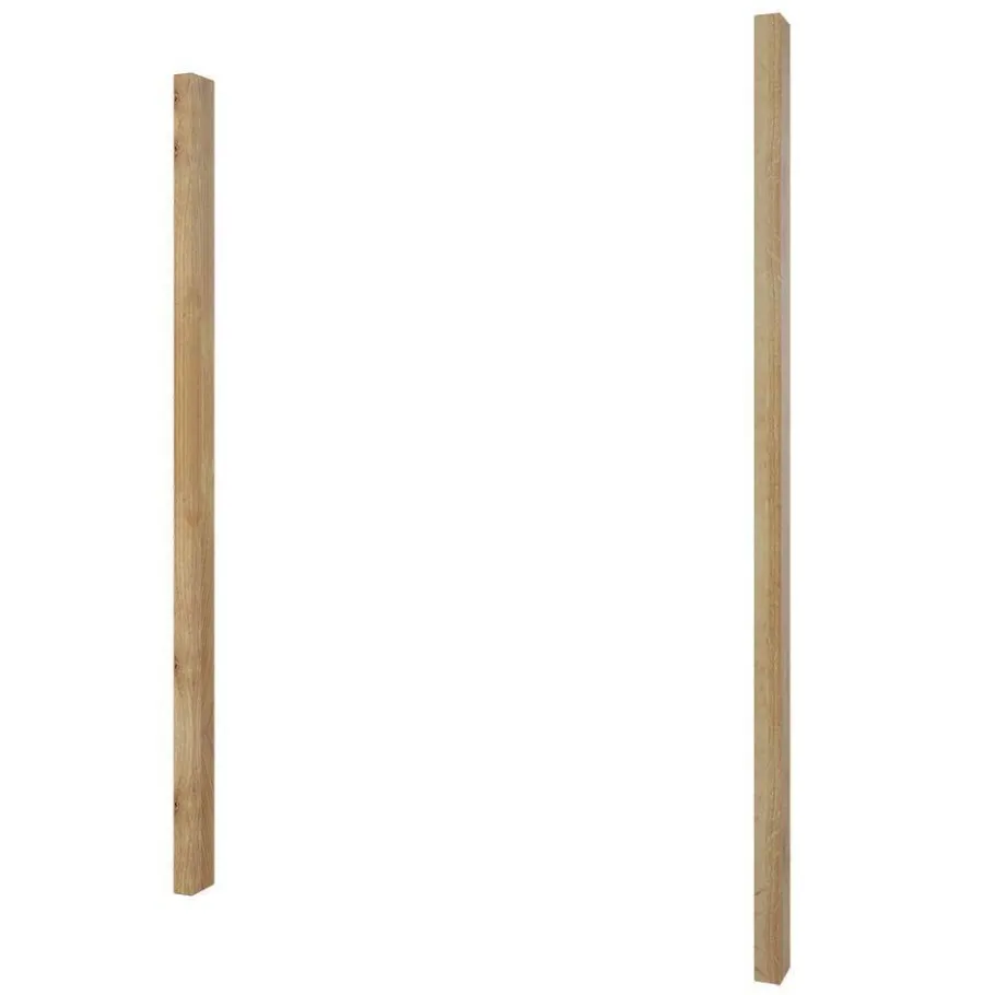 New Wohnen 200 cm breiter Kleiderschrank 4-türig in Asteiche - Zamron