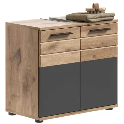 Discount Wohnen 60 cm breiter Waschplatz fürs Bad - Depart (zweiteilig)