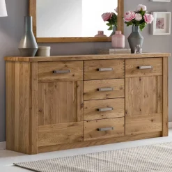Online Wohnen 165 cm breites Flur-Sideboard mit Metallgriffen - Riostar