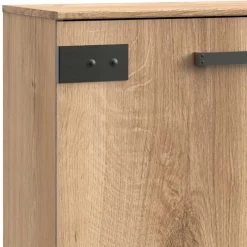Outlet Wohnen 130 cm breites Sideboard in Plankeneiche NB - Enegal