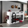 Discount Wohnen 121 cm hohes Kinderbett mit Spielbereich - Kiko