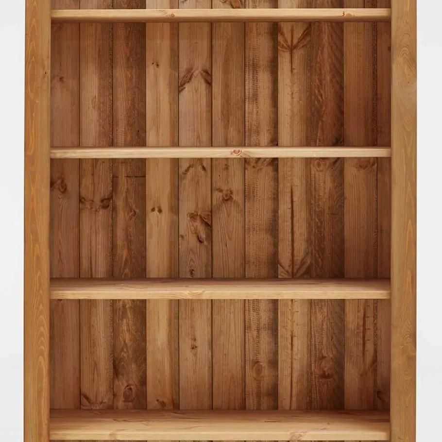 Online Wohnen 202 cm hohes Landhaus Bücherregal zweifarbig - Eshelas