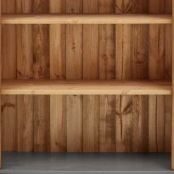 Online Wohnen 202 cm hohes Landhaus Bücherregal zweifarbig - Eshelas