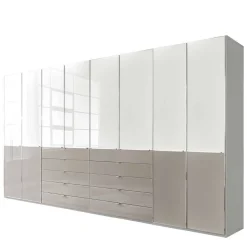 Discount Wohnen 394 cm Kleiderschrank mit acht Türen - Pascan