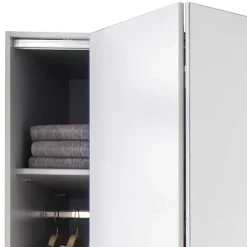 Sale Wohnen 250 cm Kleiderschrank mit Falt- und Drehtüren - Dastrata