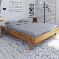 Best Wohnen 190 cm kurzes Doppelbett aus Holz - Hardus