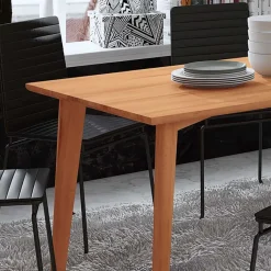 Online Wohnen 80 cm tiefer Kernbuche Esstisch geölt - Junola