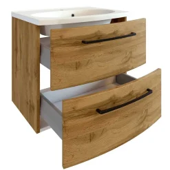 Discount Wohnen 60 cm Waschplatz & Unterschrank - Arazony (dreiteilig)