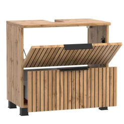Discount Wohnen 60 cm Waschplatz & Unterschrank Set - Crystoga (dreiteilig)