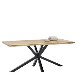 New Wohnen 3 Größen Esszimmer Tisch mit Baumkante Akazie - Fornax