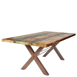 Best Wohnen 5 Größen Shabby Esstisch aus buntem Altholz - Velanzia