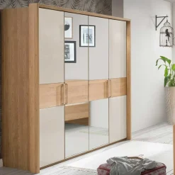 Discount Wohnen 2 Meter Kleiderschrank mit vier Türen - Emdsiva II