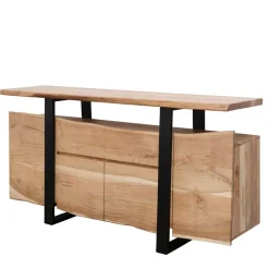 Online Wohnen Abgefahrenes Design Sideboard aus Akazie - Lussina