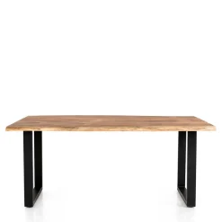 Discount Wohnen Akazien Esstisch mit Baumkanten - Rai