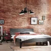 Best Wohnen Akazienholz Bett in Grau - Friedel