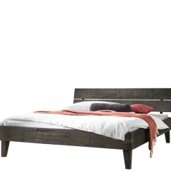 Best Wohnen Akazienholz Bett in Grau - Friedel