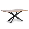 Best Wohnen Akazienholz-Tisch mit Spider Gestell - Veladrano