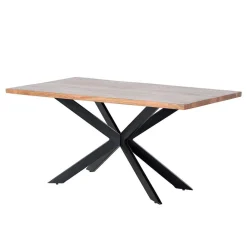 Best Wohnen Akazienholz-Tisch mit Spider Gestell - Veladrano