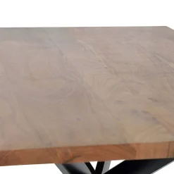 Best Wohnen Akazienholz-Tisch mit Spider Gestell - Veladrano