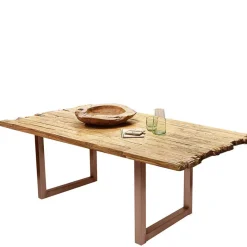 Clearance Wohnen Altholz Essenstisch aus massivem Teak rustikal - Numento