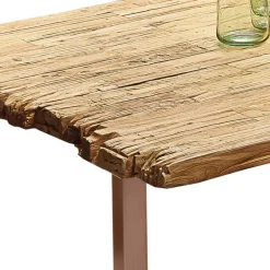 Clearance Wohnen Altholz Essenstisch aus massivem Teak rustikal - Numento