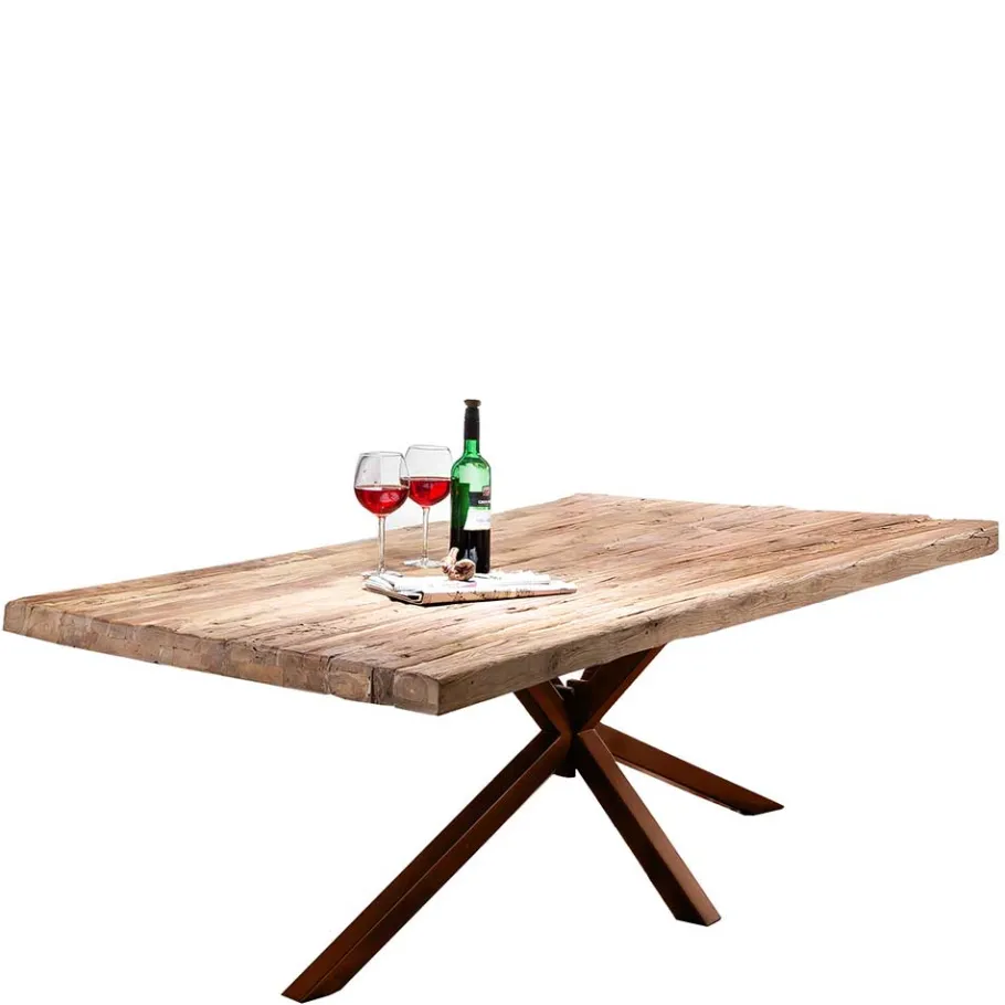 Hot Wohnen Altholztisch aus Teak Massivholz - Dattilon