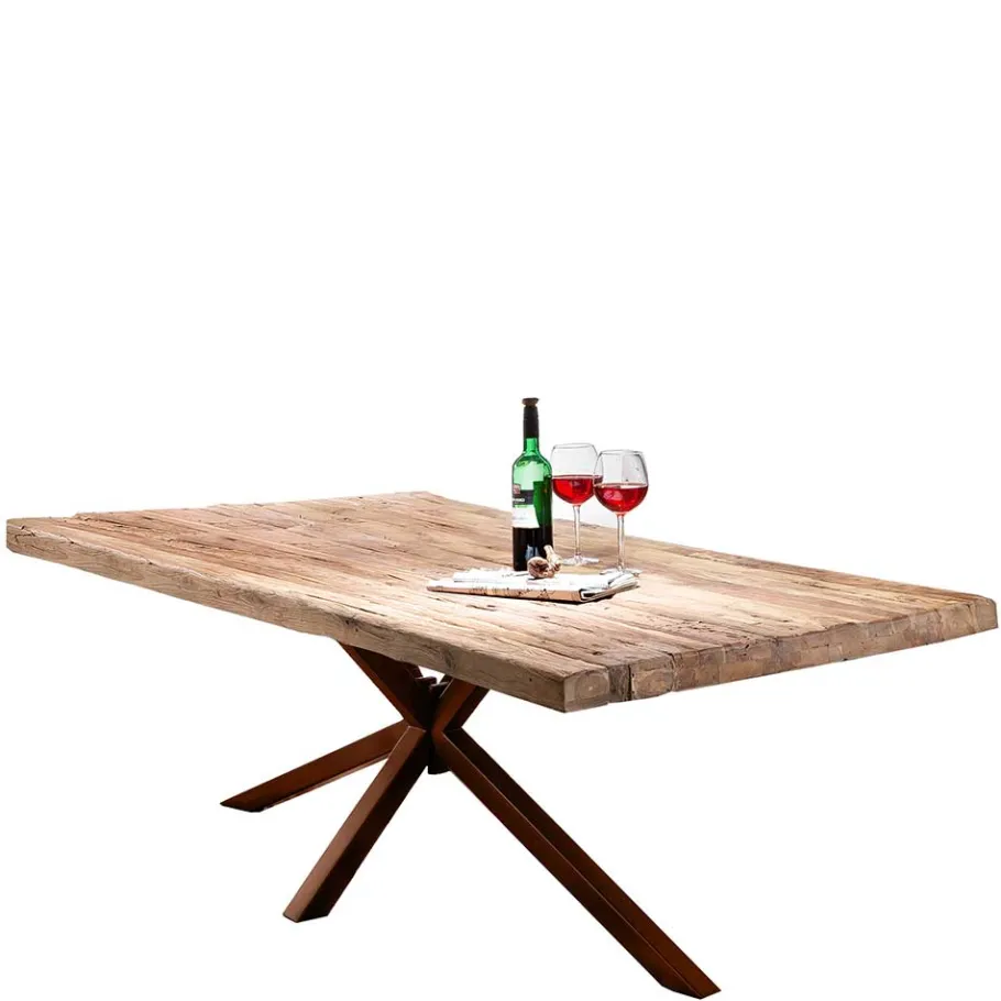 Hot Wohnen Altholztisch aus Teak Massivholz - Dattilon