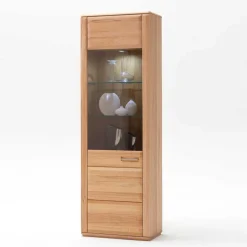 New Wohnen Anbauwand Athias aus Kernbuche (vierteilig)