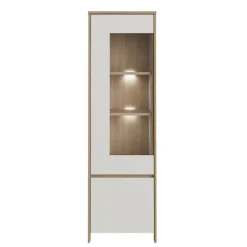 Outlet Wohnen Anbauwand-Möbelset in Weiß - Ovidio (dreiteilig)