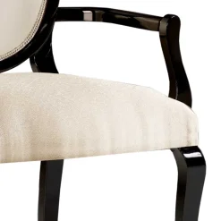 Best Wohnen Armlehnen-Medaillonstuhl in Beige - Galadira