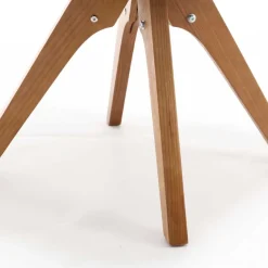 Wohnen Armlehnenstuhl in Creme Strukturstoff - Crystoga (2er Set)