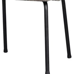 Wohnen Armlehnenstuhl in Taupe Webstoff - Kalindo (2er Set)