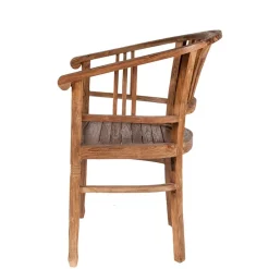 Discount Wohnen Armlehnstuhl Mangato aus Teak Recyclingholz