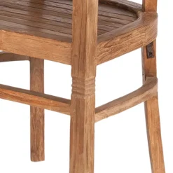 Discount Wohnen Armlehnstuhl Mangato aus Teak Recyclingholz