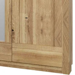 Best Wohnen Asteiche Kleiderschrank 6-türig mit 4 Spiegeln - Zamron