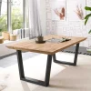 Clearance Wohnen Asteiche Sofatisch im Industrial Design - Ceraldina