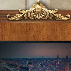 Outlet Wohnen Ausgefallene TV Wohnwand Möbel Set - Carlenna (vierteilig)