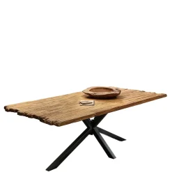 Sale Wohnen Ausgefallener Tisch aus Teak Recyclingholz rustikal - Kyras