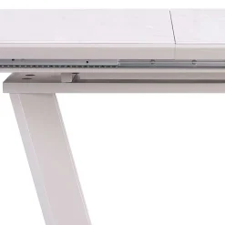 Sale Wohnen Ausziehbarer Tisch mit Glasplatte Marmor Weiß - Praki