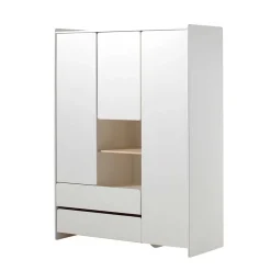 Clearance Wohnen Babyzimmer Kompletteinrichtung in Weiß - Mauricia (vierteilig)