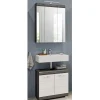 Hot Wohnen Bad Beckenschrank & Spiegelschrank - Nancys (zweiteilig)