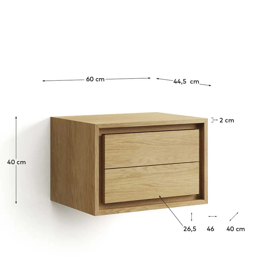 Sale Wohnen Bad Hänge-Waschtisch aus Massivholz Teak - Reddnas