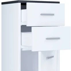 Outlet Wohnen Bad Hochkommode mit Schubladen und Tür - Rondja