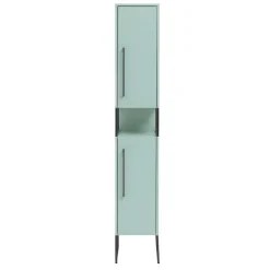 Best Wohnen Bad Hochschrank in Mint Grün & Anthrazit - Esdrus