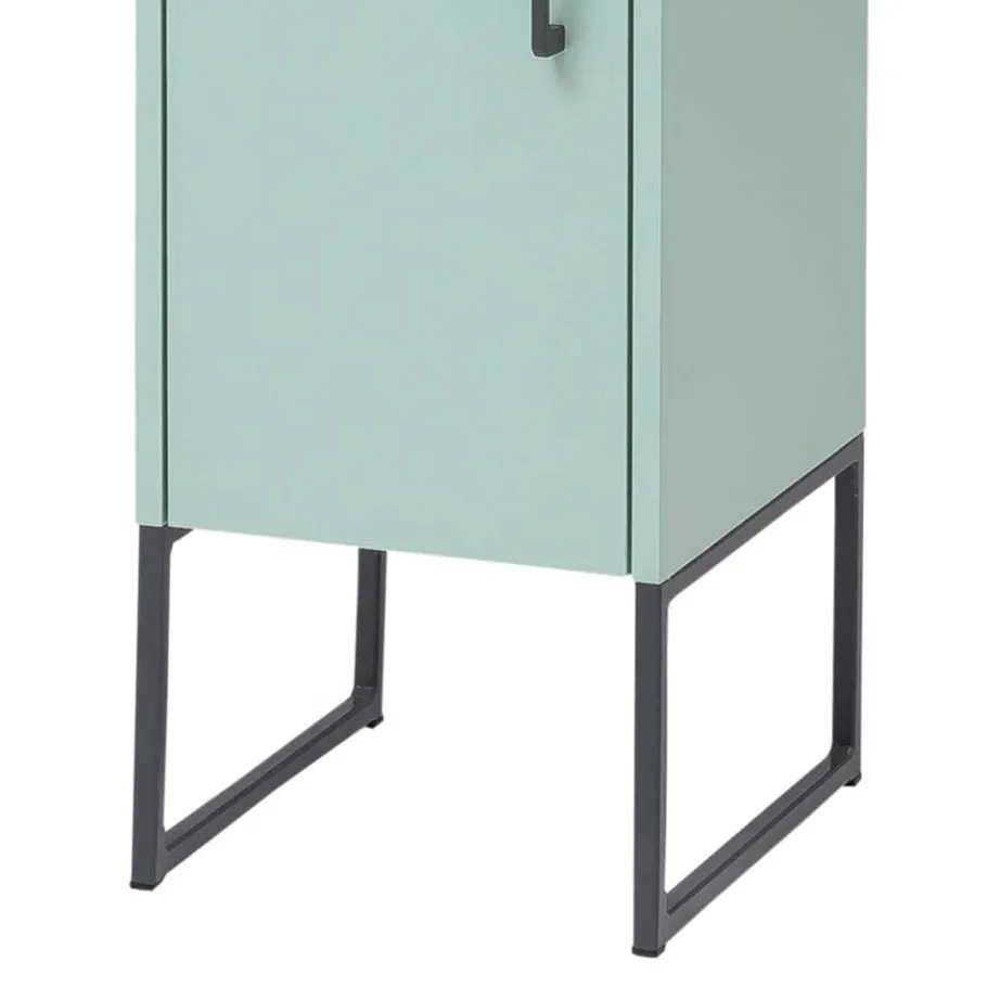 Best Wohnen Bad Hochschrank in Mint Grün & Anthrazit - Esdrus
